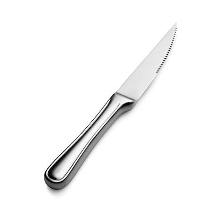 Bon Chef Tuscany, Gaucho Steak Knife, Hollow Handle, Mirror Finish, 13/0, 9.75" , set of 12 S320